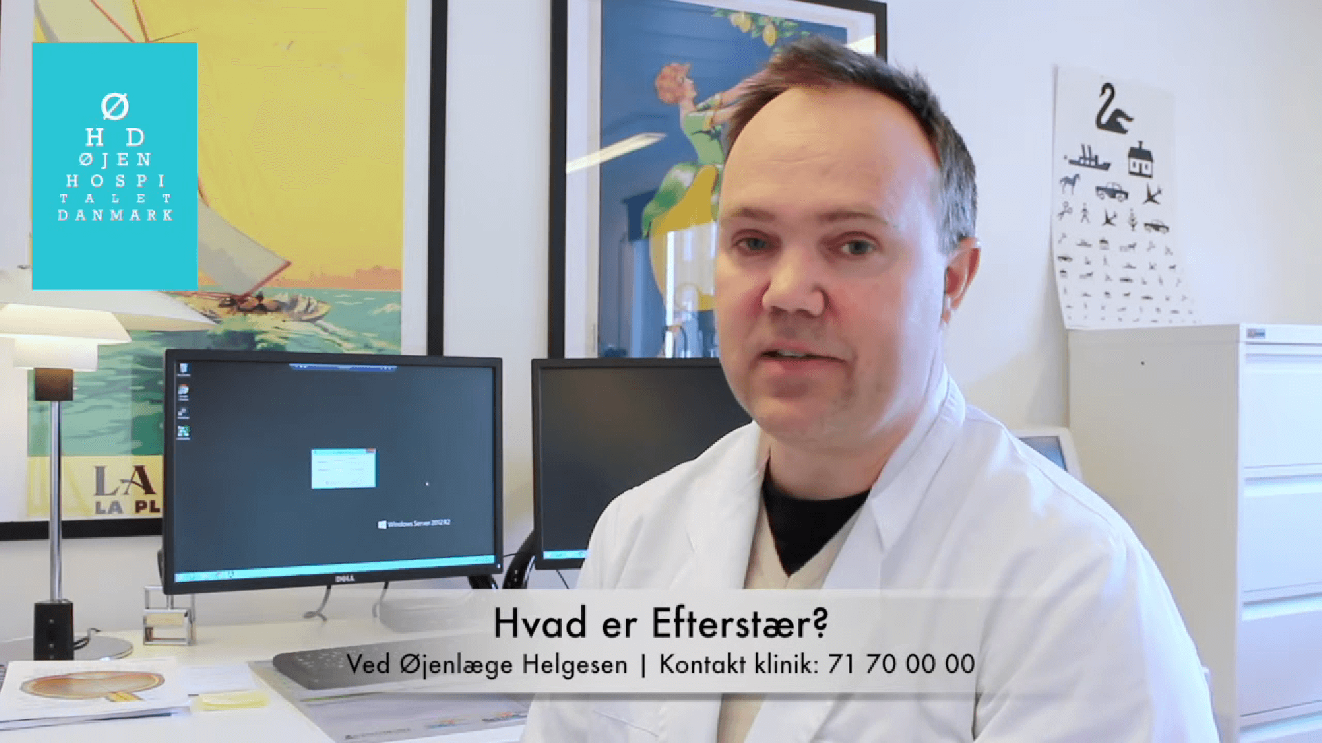 Video, som forklarer, hvad efterstær er?