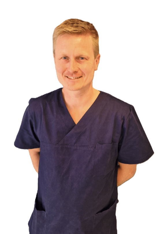 Portrætbillede af Øjenlæge Søren Solborg Bjerrum, partnerklinik til Øjenhospitalet Danmark.