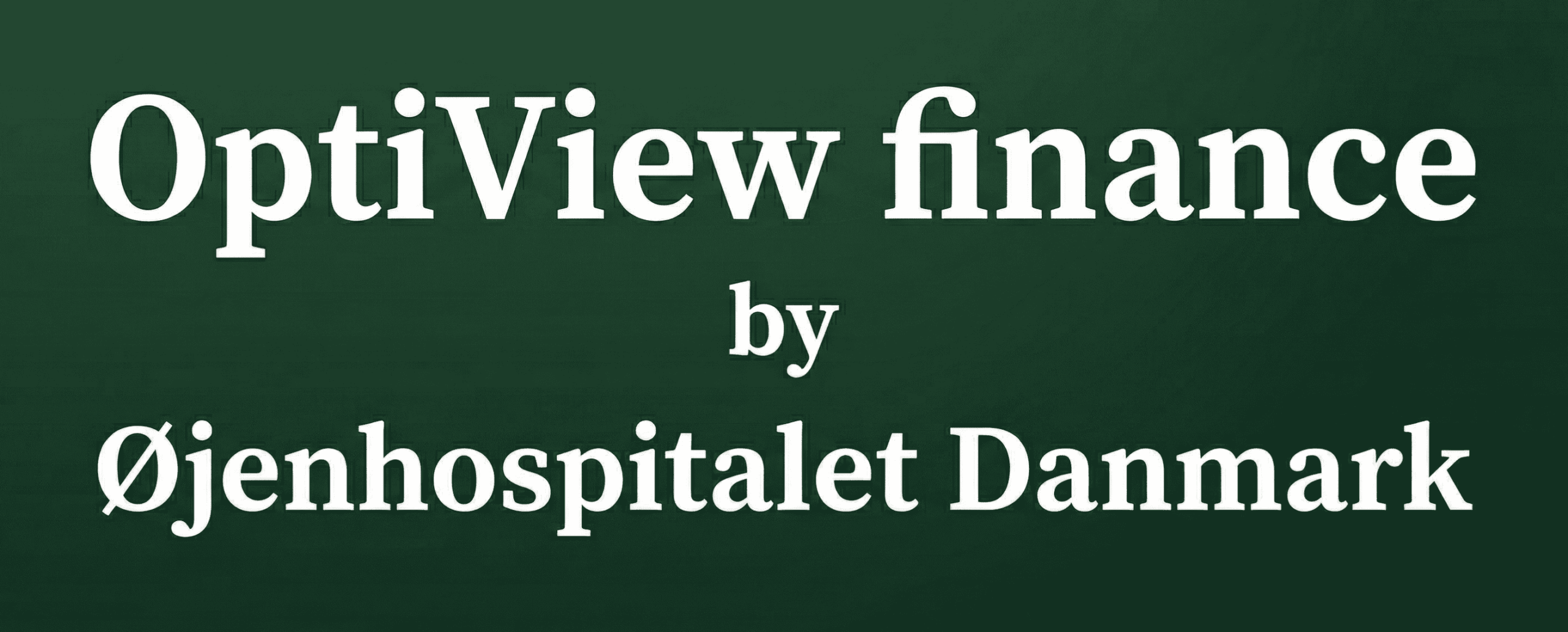 OptiView finansiering