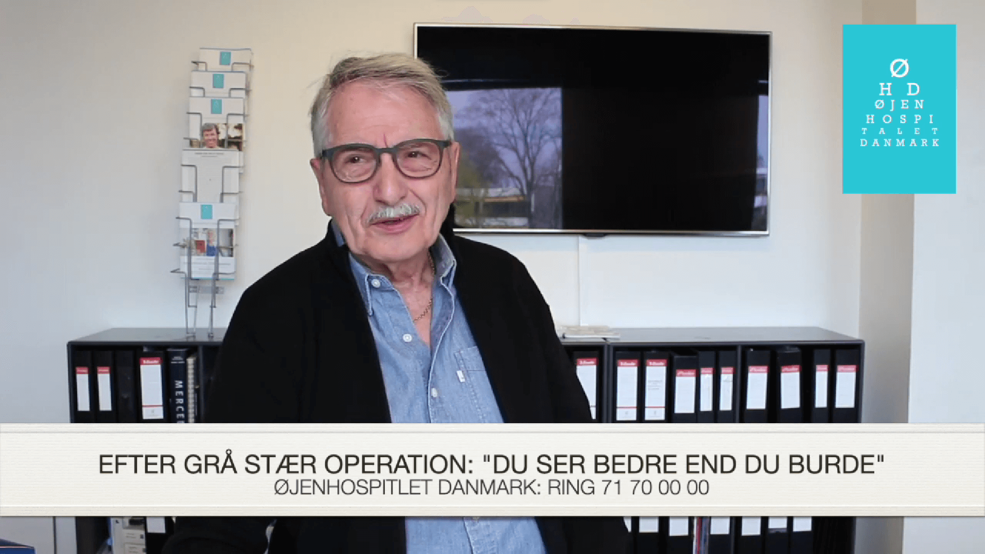 Henning deler sin oplevelse af Grå Stær operation hos Øjenhospitalet Danmark.