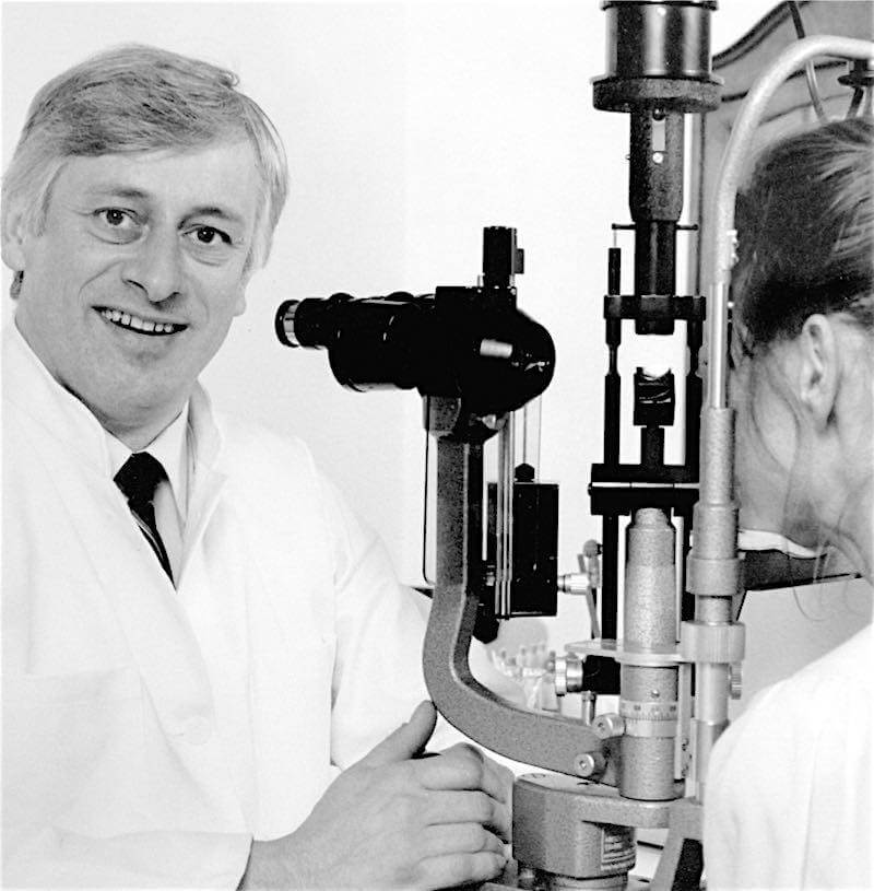 Øjenhospitalet Danmark historie. Øjenlæge og stifter Klaus Bo Jensen.