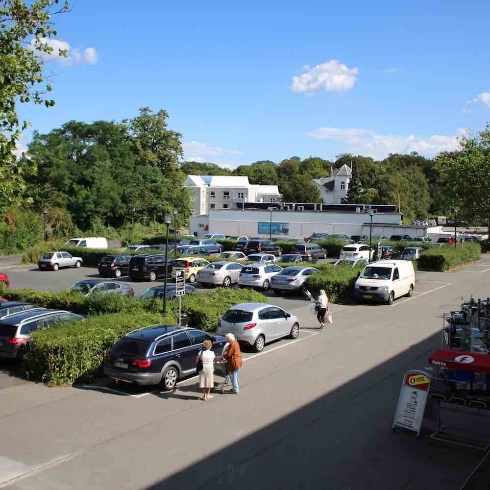 Fri parkering bag Øjenhospitalet Danmark