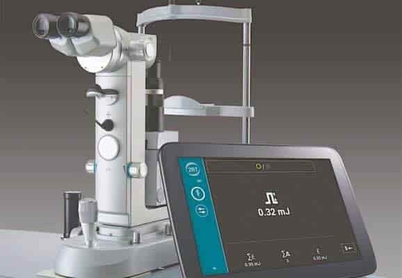 Laser behandling til personer med øjenforkalkning