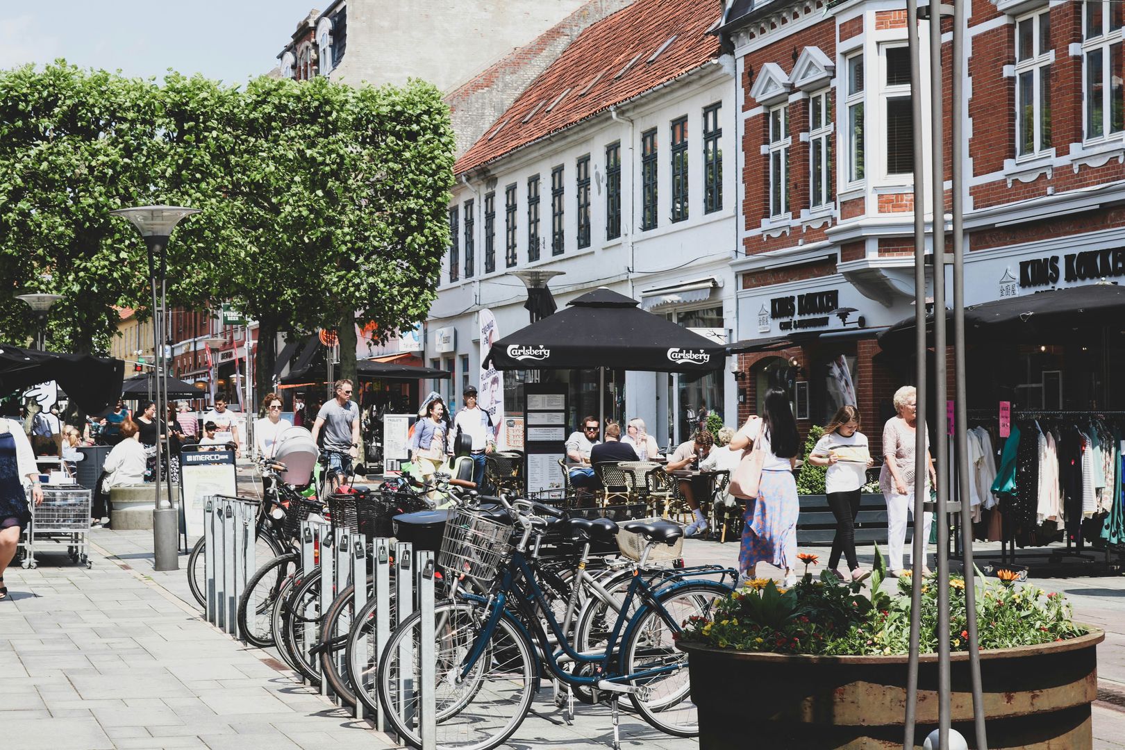 By billede fra Fredericia centrum