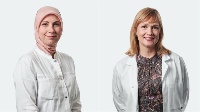 Billedet viser tørre øjne specialister fra Øjenhospitalet Danmark.