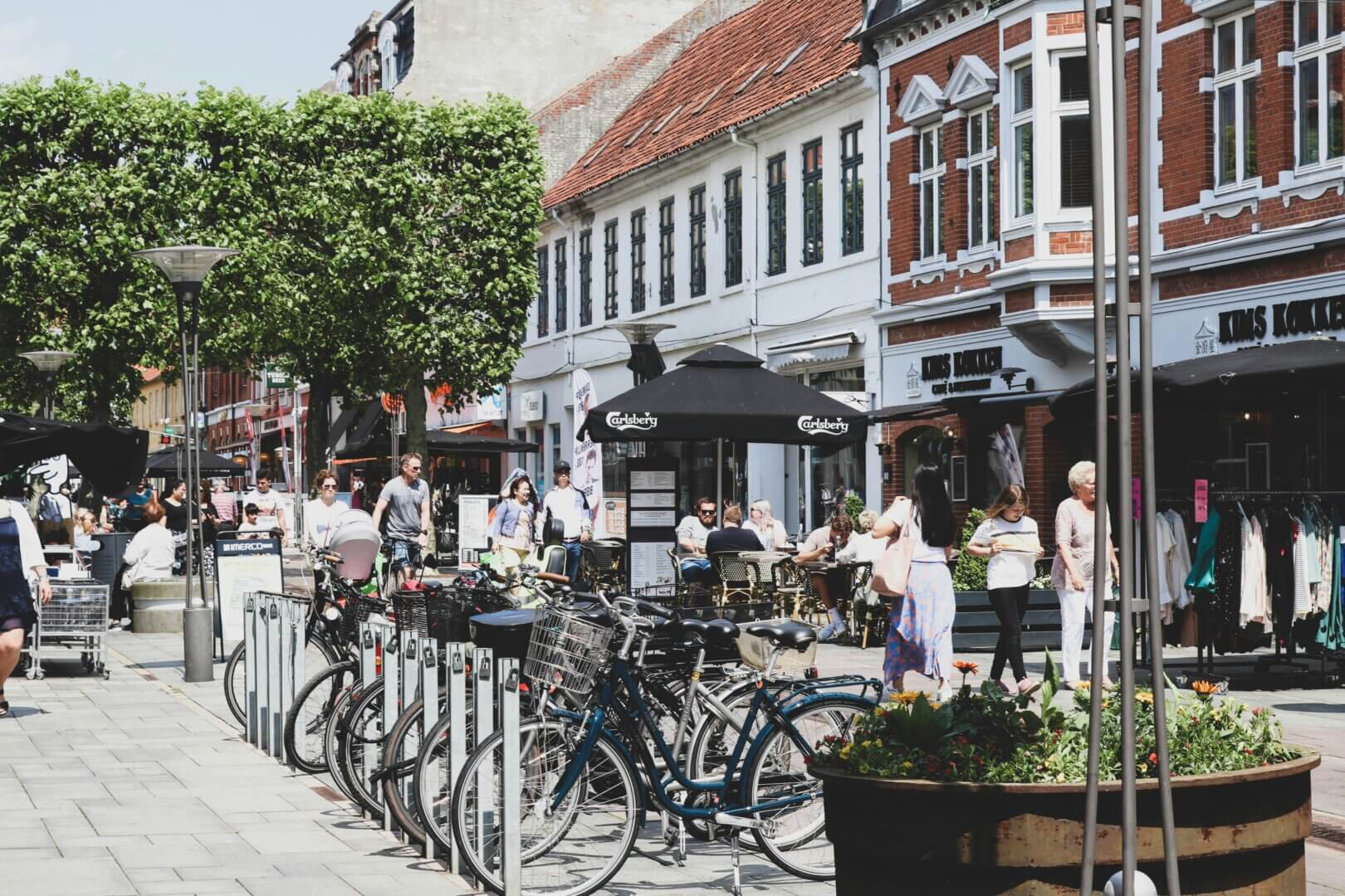 By billede fra Fredericia centrum
