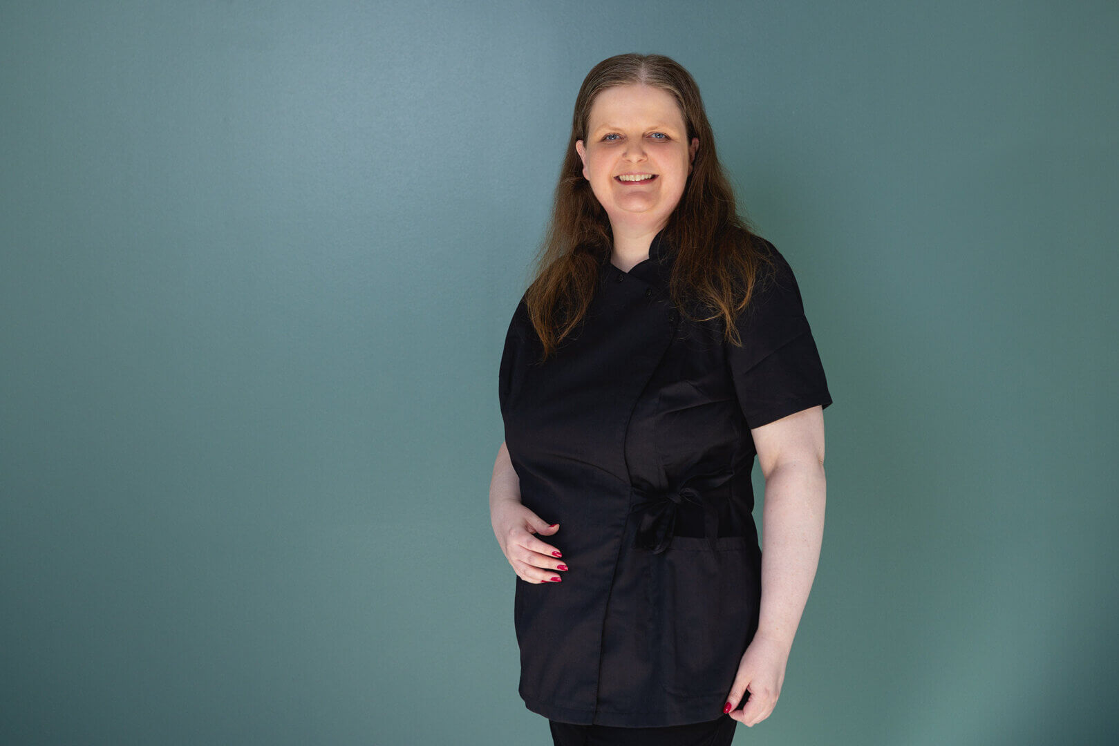 Portrætbillede af Elisabeth , som patientkoordinator på Øjenhospitalet Danmark.