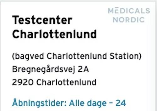 Testcenter charlottenlund