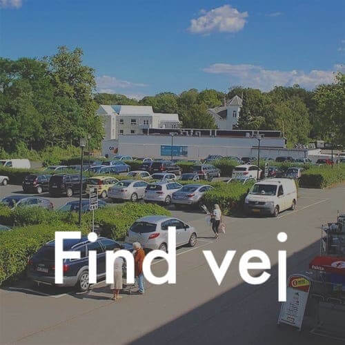 Billedet viser parkeringspladsen bag Øjenhospitalet Danmark.