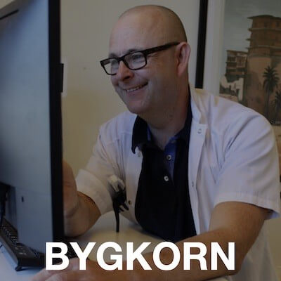 Billedet viser Øjenhospitalet Danmarks ekspert i bygkorn