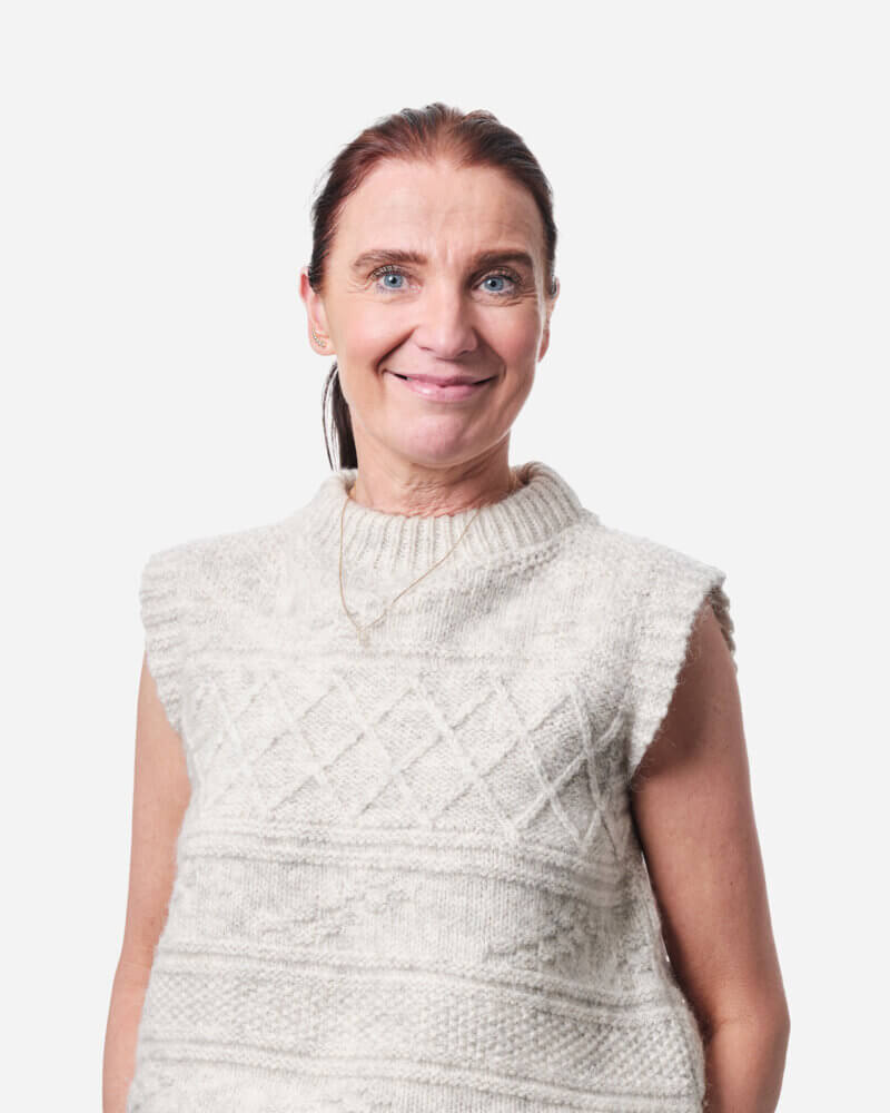 Portrætbillede af Hanne, patientkoordinator på Øjenhospitalet Danmark.